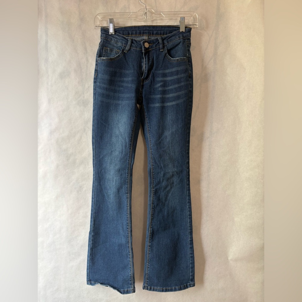 SHEIN Dark Blue Denim Pants